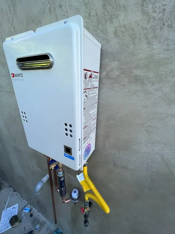 Tankless water heater installation for Virginia Lake homes