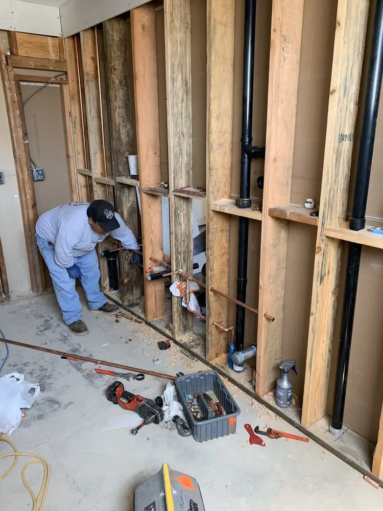 Commercial rough-in plumbing for Commercial Plumbing in Virginia Lake